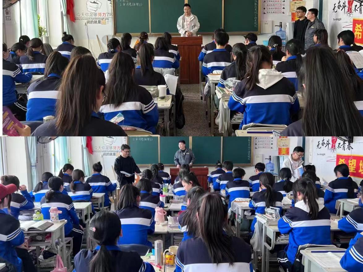 招生宣传¦文化传媒学院—走访高中做宣传 走进课堂助招生