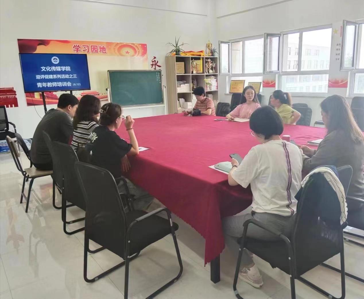 迎评促建系列活动之三——青年教师培训会