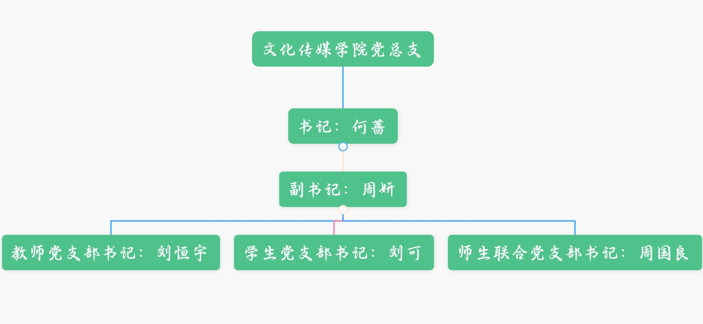 文化传媒学院党总支组织机构